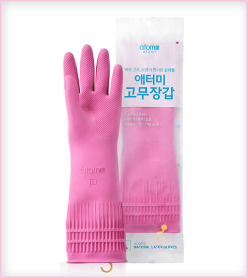 Atomy Latex Gloves(Medium/Large) - Premium Natural Latex Household Protection